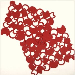 NIB Cat Lady Set of 2 Jolly Cat Felt Placemats